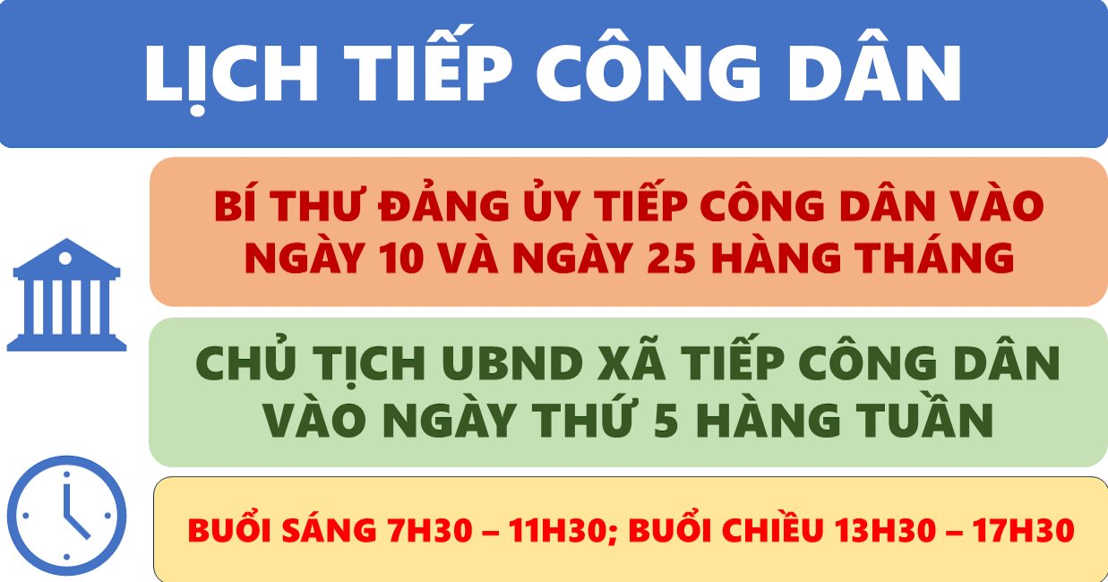 Lịch tiếp công dân